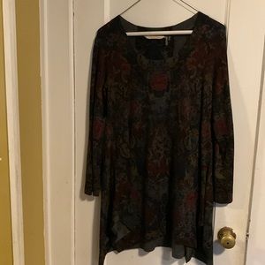 Soft Surrounding floral tunic top